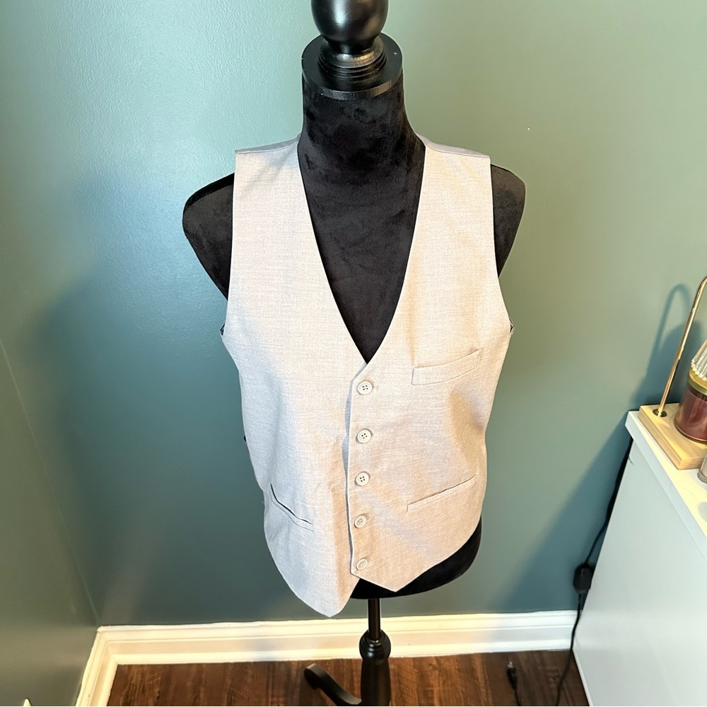 Black N Bianco Grey Vest